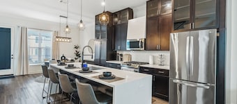 Luxury Downtown Townhouse w/ Game Room and Gated Lot