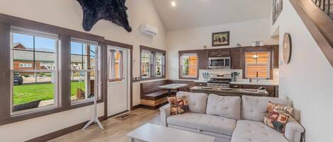 Smart-tv en een open haard