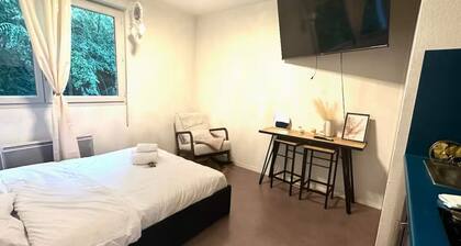 Studio central et équipé Lyon cuisine comprise