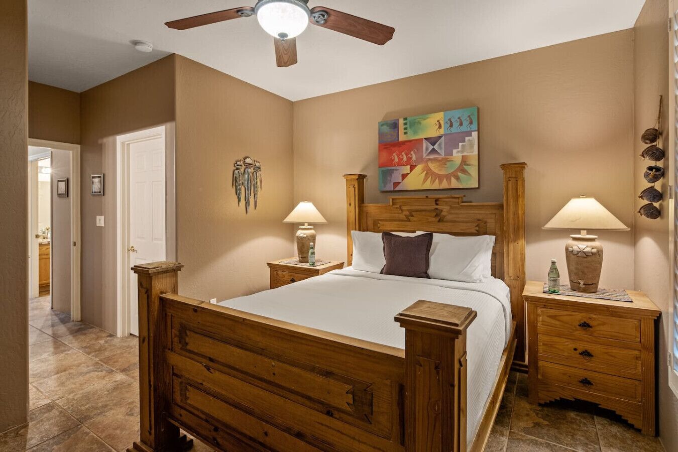 2 bedrooms, iron/ironing board, travel cot, WiFi