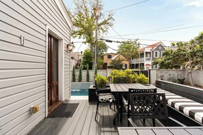 Outdoor dining - Historic Whole Home- Private Heated Pool! (Charleston)