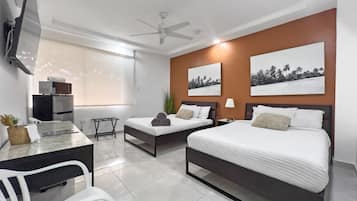 1 bedroom, desk, travel crib, free WiFi