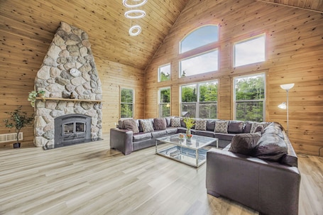 Interior. Waterfront 10BR Retreat on 7 Private Acres | Green River Villa | Sleeps 28–30