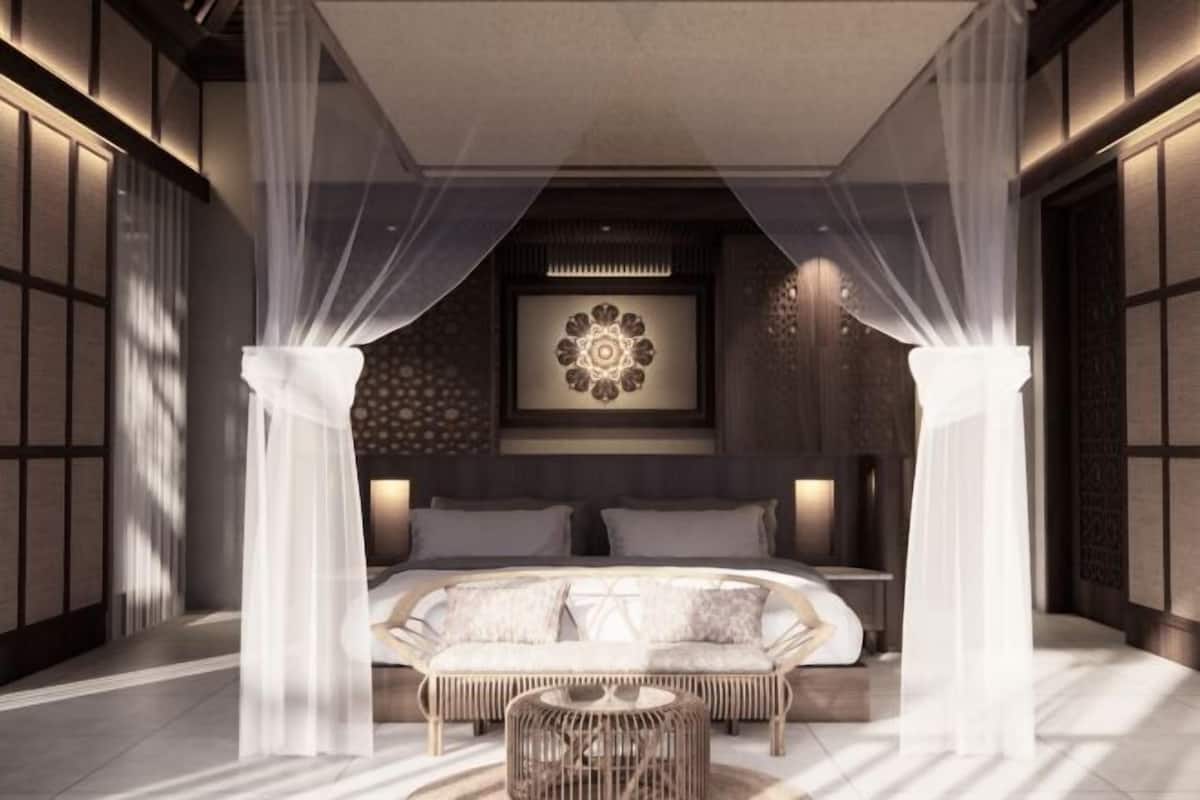 1 Schlafzimmer, Zimmersafe, Verdunkelungsvorhänge