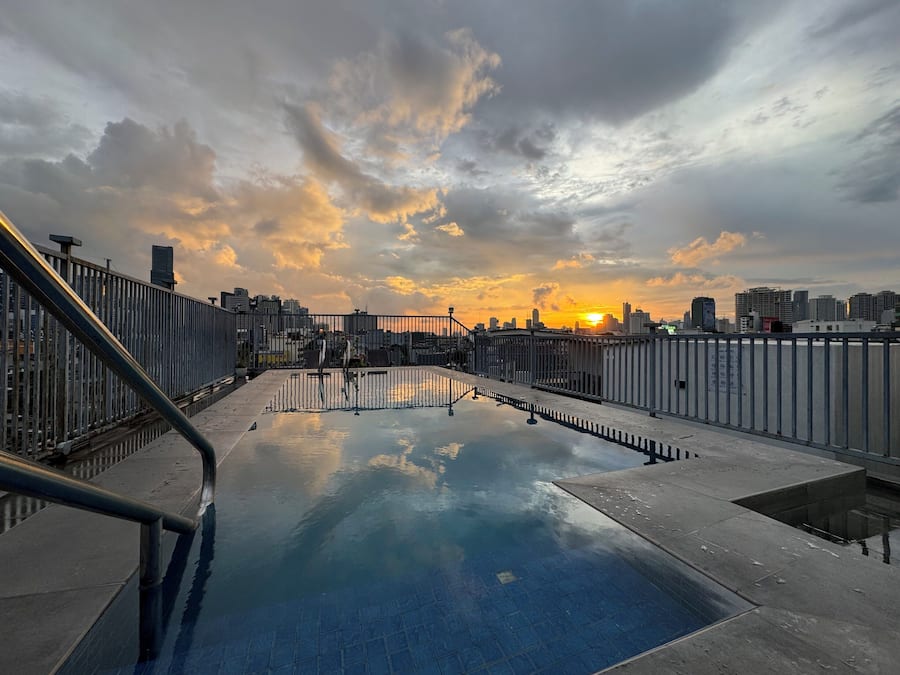 Alberca en la azotea