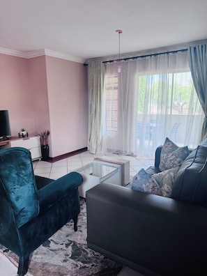 Living area - Lovely home away from home with WiFi located at an Estate in Centurion. (Centurion)