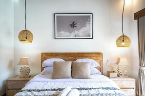 Suite, 1 Bedroom, Pool View | 1 bedroom, Egyptian cotton sheets, premium bedding, in-room safe - JENDI Village (Ungasan)