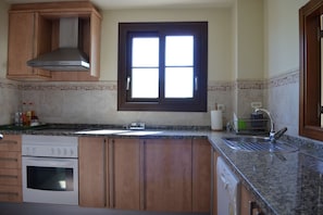 Fridge, microwave, oven, dishwasher - Los Pelicanos 165 - Two Bedroom Apartment, Sleeps 5 (Punta del moral)