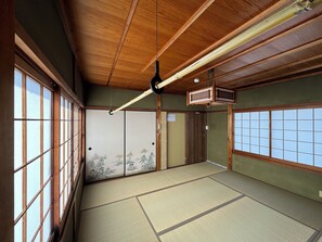 Family Quadruple Room, Garden View | In-room safe, blackout drapes, iron/ironing board, free WiFi