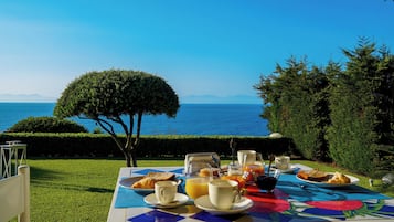 TĂ€gliches inbegriffenes FrĂŒhstĂŒcksbuffet