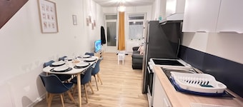 Le Duplex 68m2 apartment close to shops, town center and beach