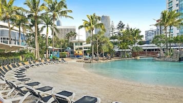 Indoor pool, a heated pool
