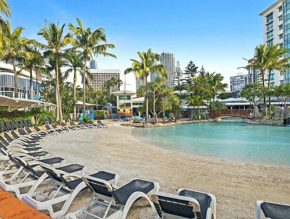 Indoor pool, a heated pool