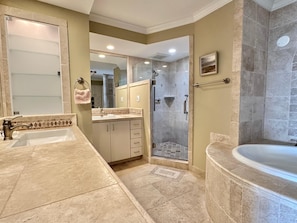 Shower, hair dryer