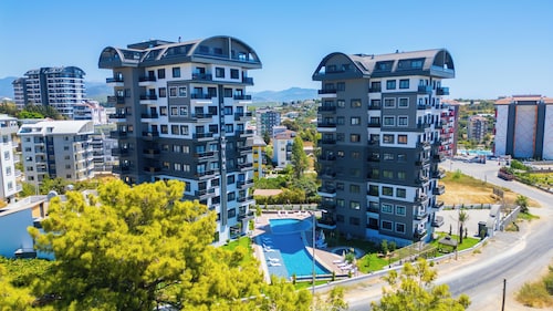 Cozy 1-bedroom with fitness room and WiFi in delightful Avsallar