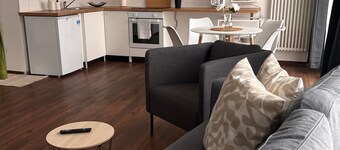 Cozy apartment with kitchen and good transport connections