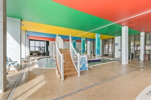Indoor pool, a heated pool