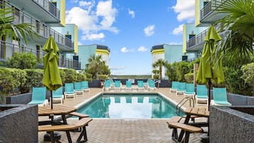 Indoor pool, a heated pool