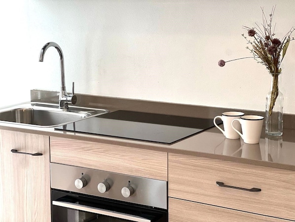 Apartment, Balcony, Mountain View | Private kitchen