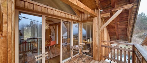 Comfort Studio, Sauna, Mountain View | Balcony