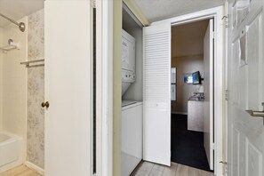 Shower, hair dryer, towels - Direct Oceanfront Condo w/Pool, Hot Tub, Tennis & Steps to Beach (Cape Canaveral)