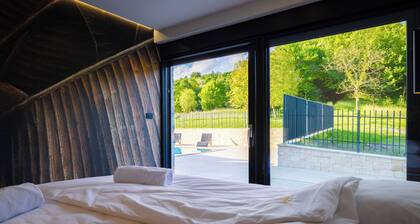 Luxury villa with private pool, hot tub and huge garden for groups of 14+ people