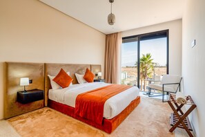 4 bedrooms, in-room safe, iron/ironing board, travel cot