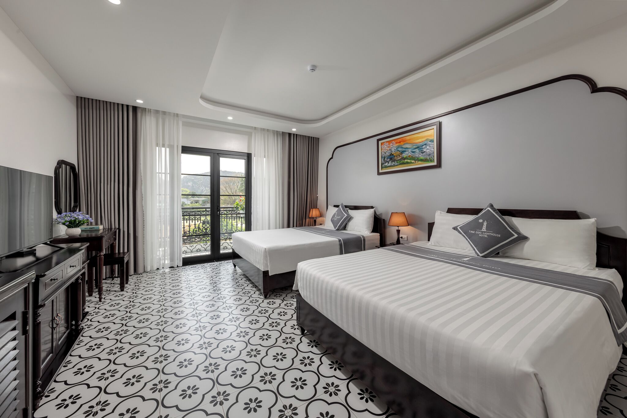 Dortoir Partagé Deluxe, balcon