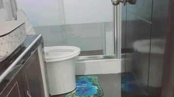 Towels, soap, toilet paper