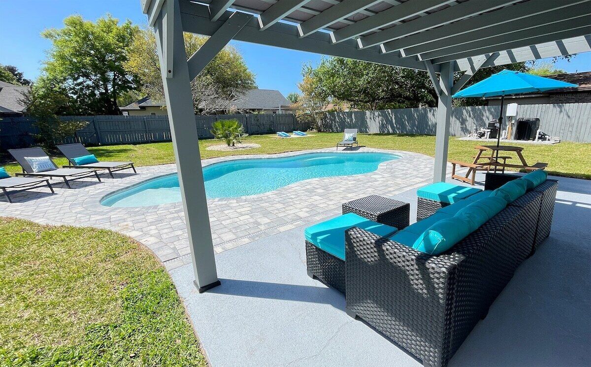 Udendørs pool, opvarmet pool