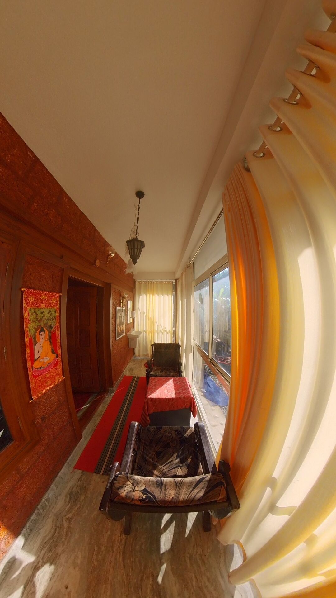 Familie tweepersoonskamer, uitzicht op rivier | Woonruimte | Televisie