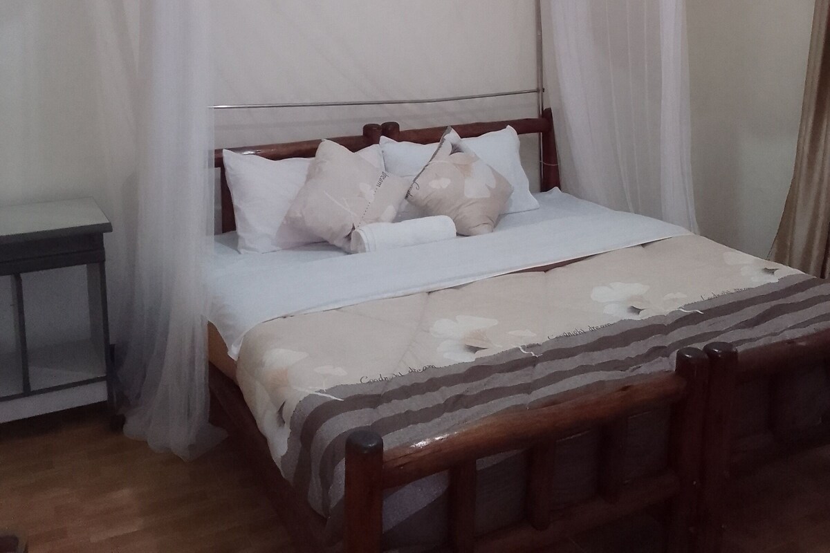 Classic Apartment | Down comforters, memory foam beds, laptop workspace