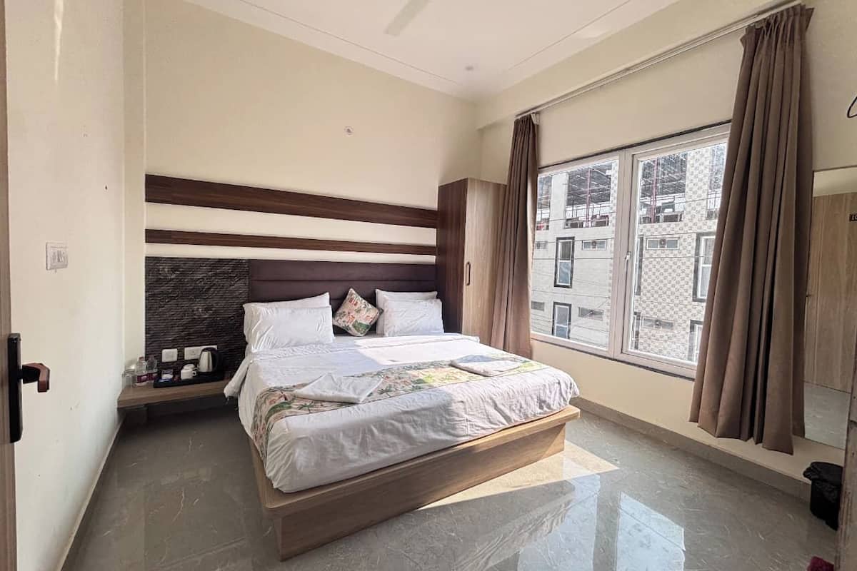 华丽双人房或双床房, 阳台, 城市景观