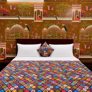 Deluxe Double or Twin Room, Balcony, City View - The Manthan Stays (Vrindavan)