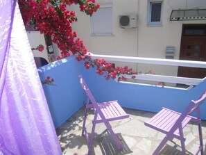 Standard Double Room, City View | Terrace/patio
