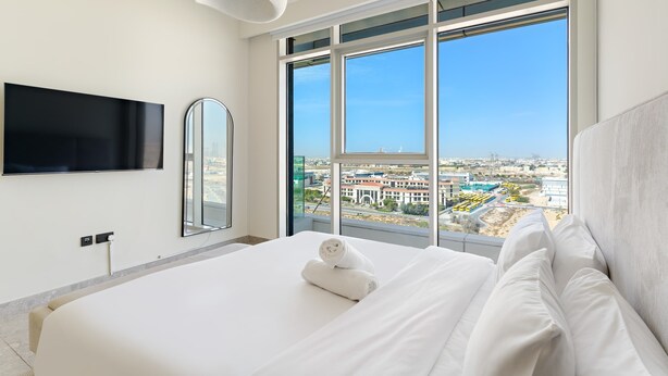 House | 1 bedroom, Internet - Elegant One-bedroom in Dubai Hills for 4 Persons (Dubai)