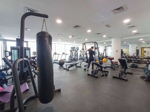 Fitness facility - StayShort - Relaxing and Cozy 1BR Apartment in Business Bay! (Business Bay)