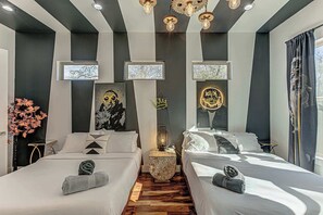 6 dormitorios, tabla de planchar con plancha, wifi y ropa de cama