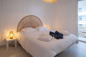 1 bedroom, iron/ironing board, travel crib, WiFi