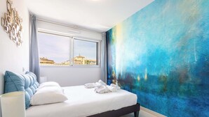 2 bedrooms, iron/ironing board, travel crib, WiFi - Valras'Loc Archipel Capri – Sea View Escape (Valras-Plage)