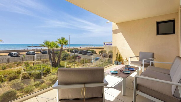 Terrace/patio - Valras'Loc Archipel Capri – Sea View Escape (Valras-Plage)