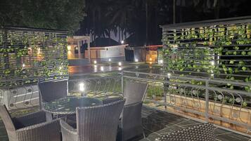 Blick auf den Garten