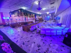 Área interna para casamento