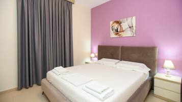 1 habitación y ropa de cama hipoalergénica