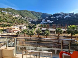 Apartamento estándar, 2 habitaciones, balcón, junto a la piscina | Vistas del balcón