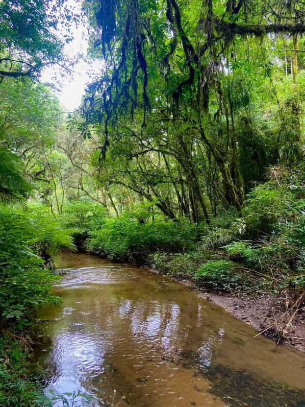 Blick von der Unterkunft