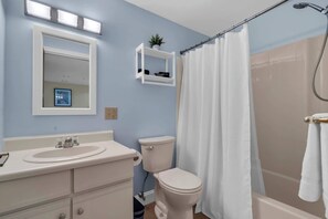 Douche, sèche-cheveux