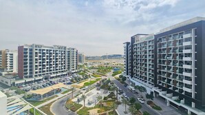 Comfort-Apartment, Stadtblick | Blick vom Balkon