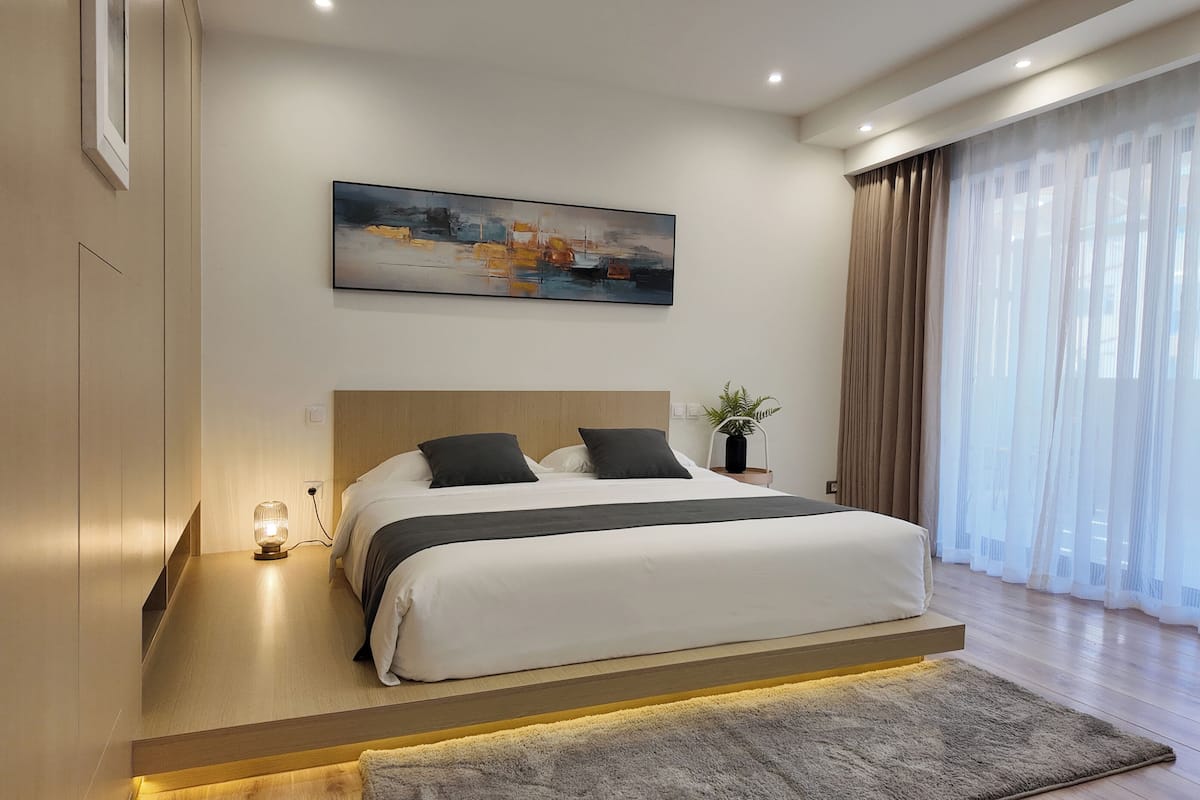 Superior Double Room, 1 Queen Bed, Terrace | Pillow-top beds, free minibar, laptop workspace, blackout curtains