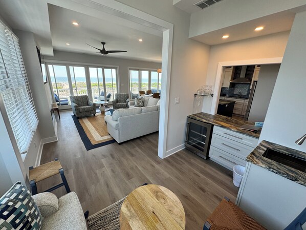 TV connectée, cheminée